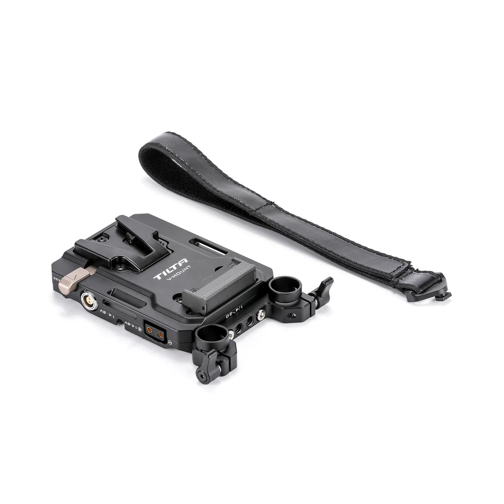 TILTA Mini PD V Mount Battery Plate Black TA-BTP4-V-B with USB-C P-Tap and 2-Pin Lemo