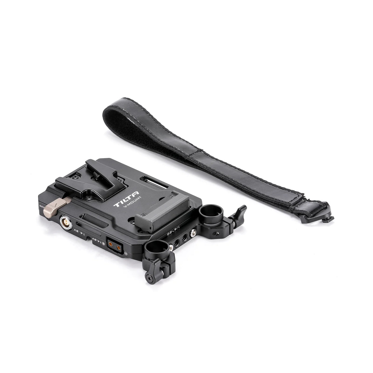TILTA Mini PD V Mount Battery Plate Black TA-BTP4-V-B with USB-C P-Tap and 2-Pin Lemo