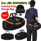 JBL Boombox 4 Speaker Carrying Case Shockproof Protective Storage Bag, Black