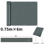 Balcony Privacy Screen Patio Fence Screen for Balcony Cover Waterproof Garden Sunshade Cloth with Grommets UV Protection Shelter