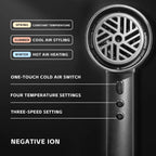 VGR High-Speed Hair Dryer V-401 110000 RPM Brushless Motor Hot/Cold EU Plug
