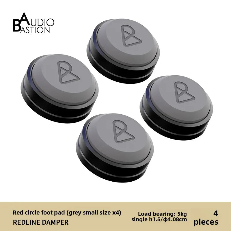 AudioBastion Anti-Vibration Pads for Speakers/Subwoofer/Amplifier - Hi-Fi Isolation Feet Improve Sound Quality (Set of 4)