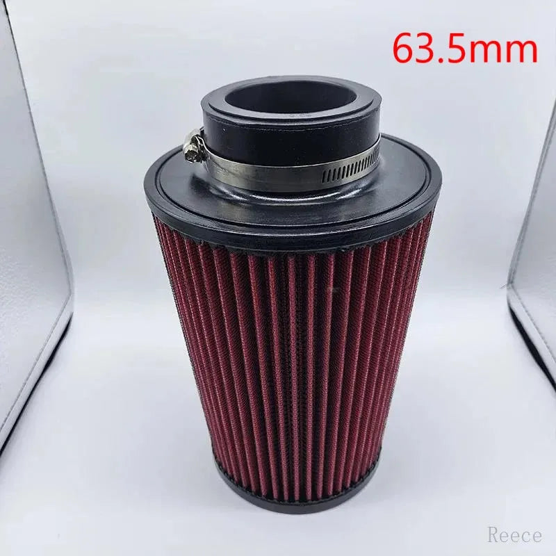 2.5 3 3.5 4 Inch Car Intake Air Filter for K＆N 14084-2 Universal High Flow Cone 102 89 76 70 63.5 60mm KN Tapered Mushroom Head