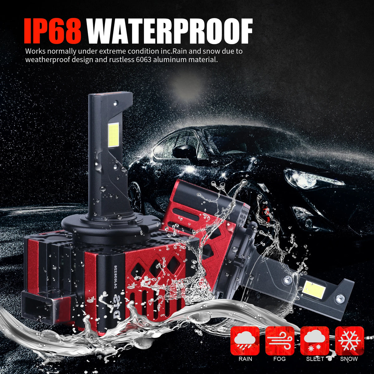 D Series HID headlight bulbs D1S/D2S/D3S/D4S/D5S 160W Canbus 12V/24V plug and play 1 pair