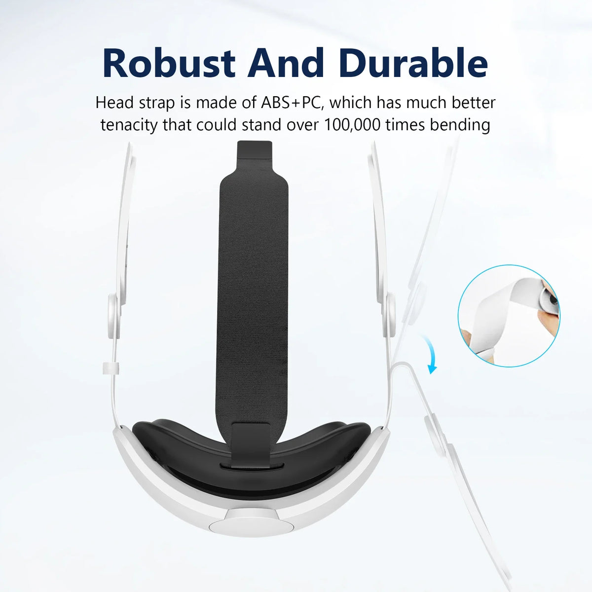 Upgraded Adjustable Head Strap For Quest 3/3S Replacement Headband For Quest 3S Comfort Wear Elite Strap Headwear VR Accessories