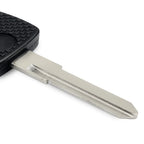 KEYYOU Remote Car Key Shell Case with HU64 Uncut Blade for Mercedes Benz, 10pcs