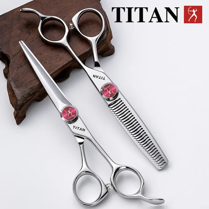 TITAN professional hairdressing scissors barber cutting thinning hair tool vg10 steel 6.0,6.5inch salon cut tools