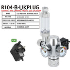 Aquarium CO2 regulator Dual meter solenoid valve Bubble meter  CO2 steel cylinder Reaction system CO2 pressure reducing valve