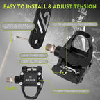 BUCKLOS Road Bike Pedal for LOOK DELTA System Road Bicycle Self-locking Pedal Ultralight Bike Clipless Pedals for DELTA