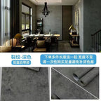 Vinyl Wallpaper  Waterproof Self-Adhesive Wallpaper  Cement Gray Countertop Contact Paper  Kitchen Bathroom Furniture Renovatio