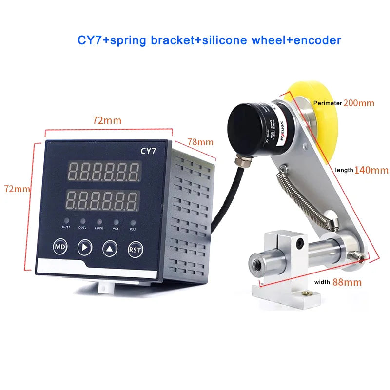 High Frequency Counting Meter Roller Electronic Digital Edge Banding Machine Encoder Intelligent Controller