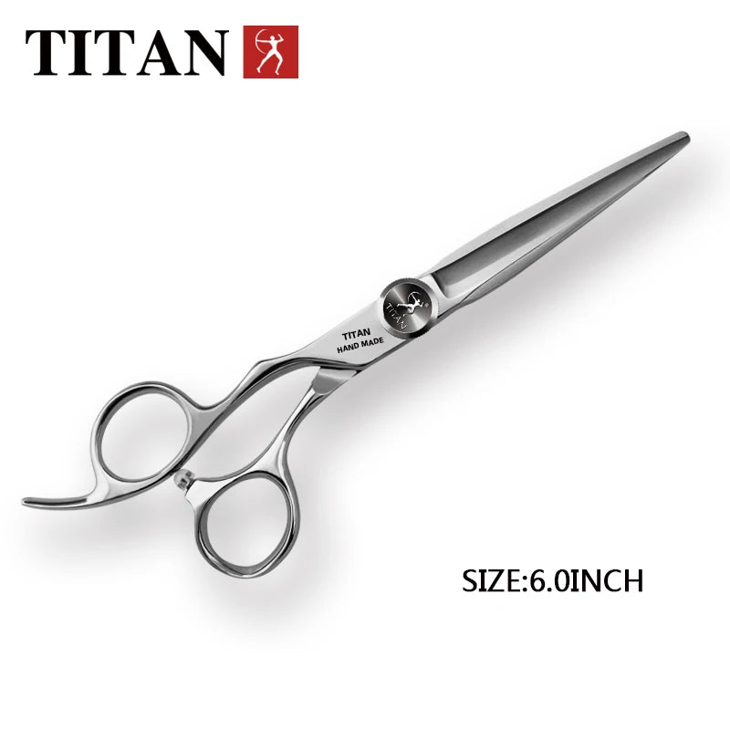 Titan professional 6.0inch left handed  cutting scissors shears barber scissors hairdressing scissors
