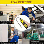 Refrigerant Halogen Leak Detector Air Conditioning R134 R410A R22 Air Gas Hvac Tool with Indicator Light, Led Light Source Hvac Refrigerant Leak Detector, Suitable for R134A R410A R1234Yf Cfcs Hcfcs Hfcs Hfos