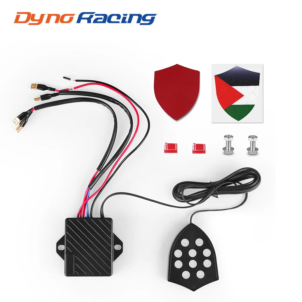 12V Car Electronic Musical Horn Controller 10 Sounds 150dB Siren, With/Without Trumpets
