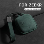 Suede Car Remote Key Case Cover For ZEEKR X 001 007 009 7X MIX Car Remote Key Case Shell Durable Protector Decorative Accessorie