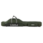 Fishing Bag Portable Folding Fishing Rod Reel Bag Fishing Pole Gear Tackle Tool Carry Case Carrier Travel Storage Bag Organizer