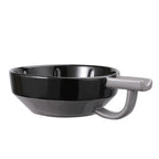Shaving bowl Hand held foaming bowl with brush holder shaving bowl Wet shaving foam soap bowl shaving tool