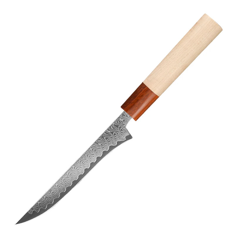 1-7PCS 67 Layer Damascus Steel knife 8 inch chef knife Japanese  Cut Meat Kitchen Knife Super sharp kitchen Nakiri Knife