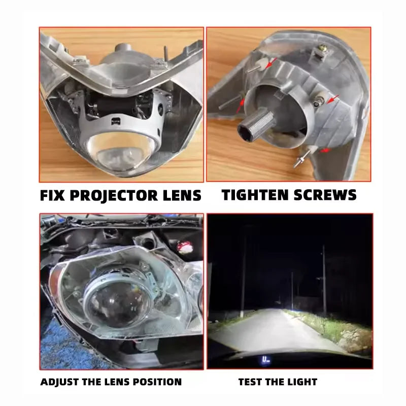 Modify Screws Kits Adpter for Projector Lens Hella 3R G5 Q5 LED HID Lens Connecting Plates Retrofit Tool Accessories