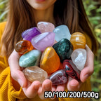50/100/200/500g Crystals Bulk Polished Rocks Stones Healing Crystals Stones for Healing Meditation Spiritual 2-3cm