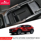 Smabee Center Console Armrest Storage Tray Organizer for Mazda CX-30 2020-2026, Black