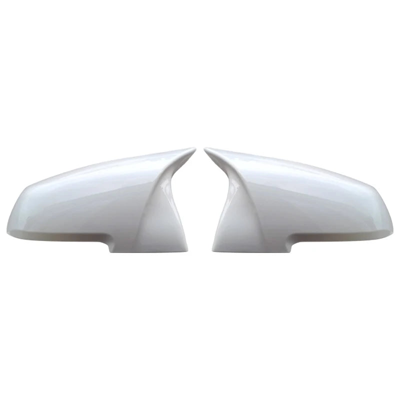 BMW side mirror cover cap, white or gloss black, fits 1/2/3/4/X1/i3/M2 F20 F30