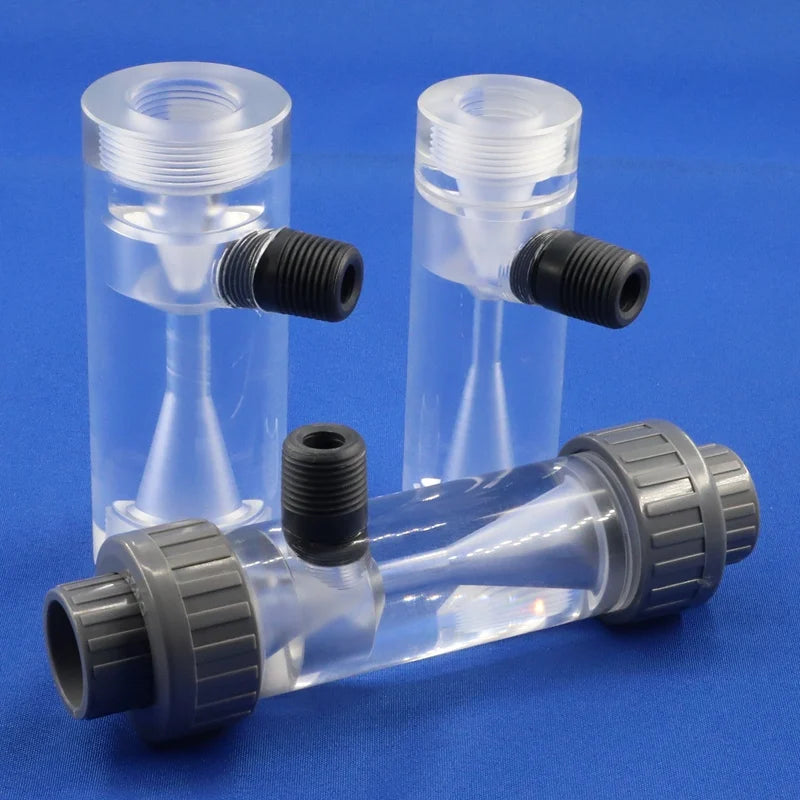 New Transparent PMMA Acrylic Water Injector Irrigation System Venturi Fertilizer Mixer Jet Devive Organic Glass Ejector