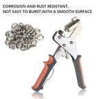 Handheld Hole Punch Eyelet Installation Tool 3/8 Inch 10mm Grommet Eyelet Plier Kit Metal Air Hole Rivet Plier