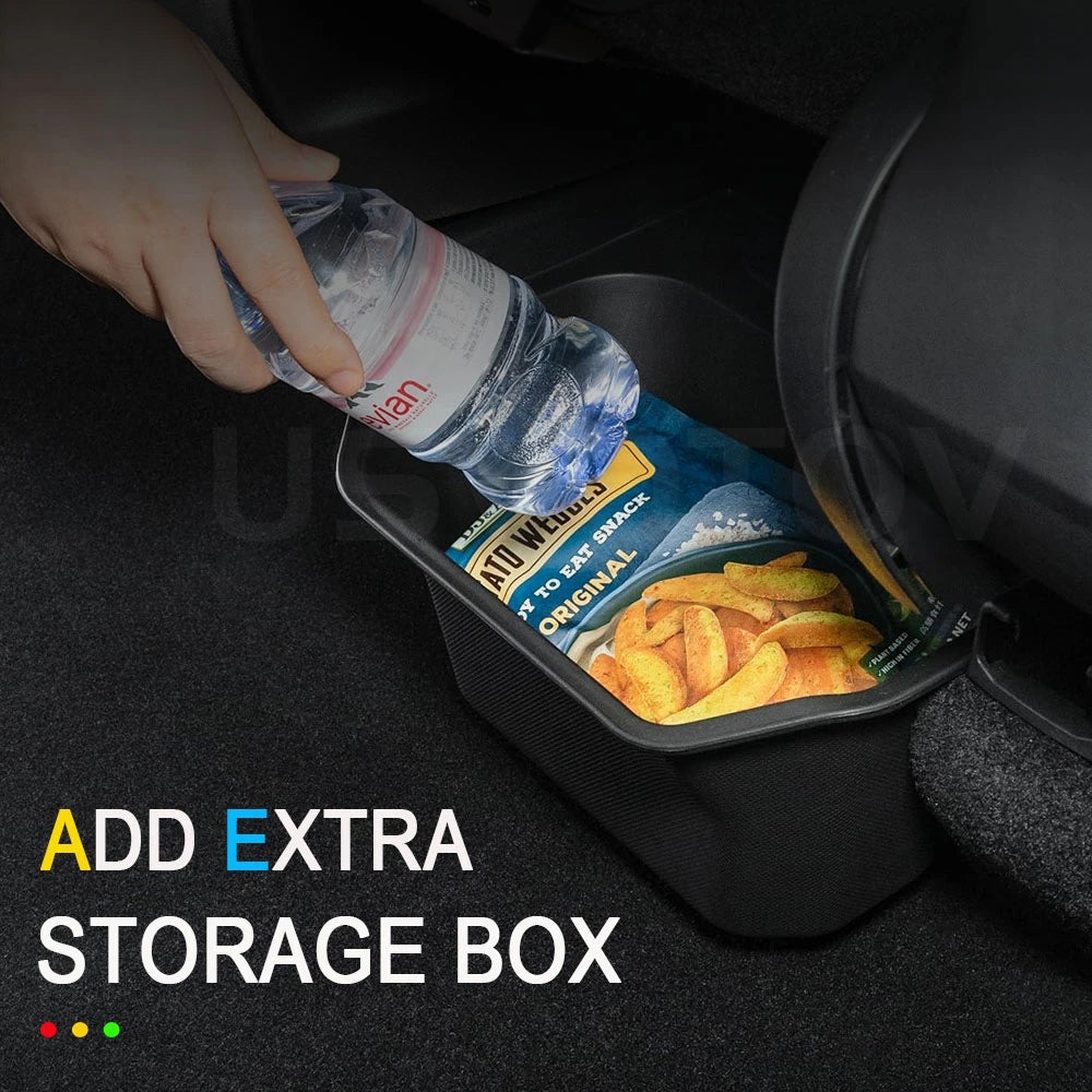 For Tesla Model Y Juniper Accessories Rear Seat Center Console Organizer Backseat Storage Box Bins for Tesla Model Y 2025 2026