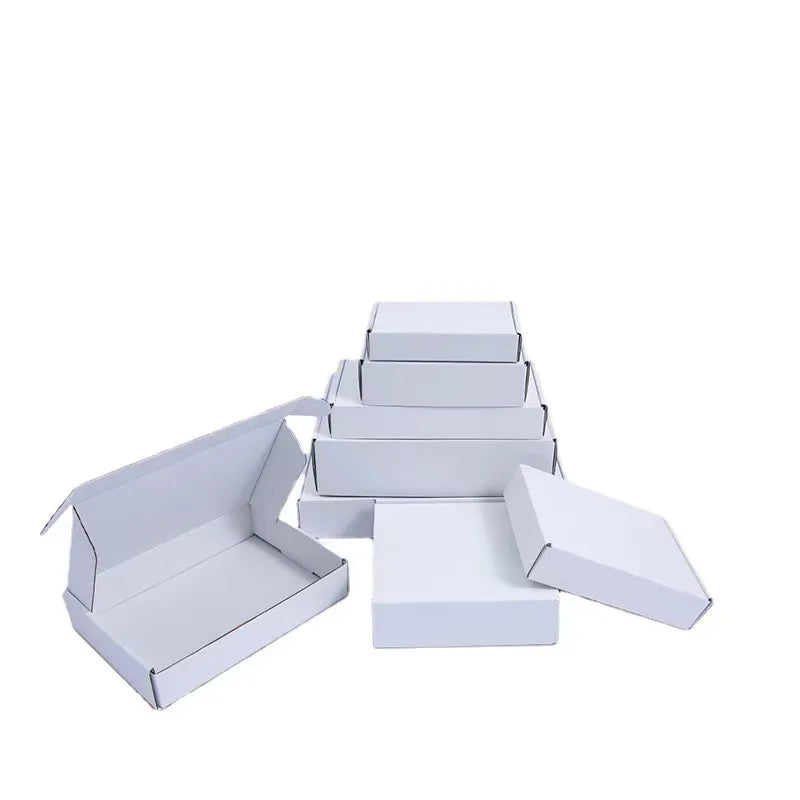 30 pcs super hard white/brown multi-size brown carton packaging wedding party gift chocolate candy event gift box
