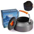 Camping Water Kettle Lightweight Aluminium Alloy Teapot for Outdoor Tourism Cookware Travel Hiking Picnic Tableware