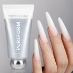 YOKEFELLOW PUREFORM Poly Gel Nail Extension Gel 50g Hard Builder Gel Pink Red