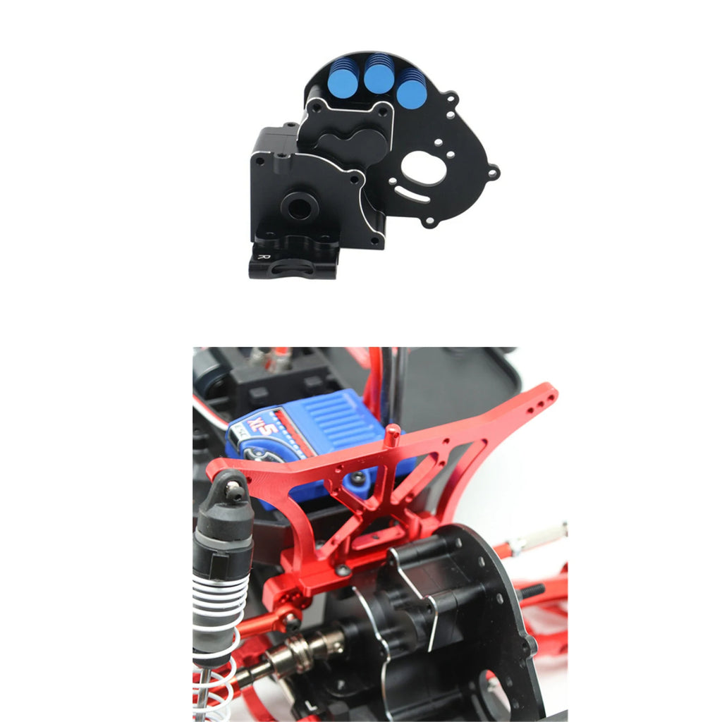 1/10 RC Car Al Alloy Transmission Gearbox Box Shell Case For Traxxas 1/10 Slash 2WD RC Car Upgrade Parts DIY Accessories