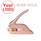 Custom Embosser Stamp LOGO DIY Personalized Book Embosser Seals for Letter Head Wedding Envelope Graduation Christmas Decora
