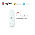 ZigBee Human Motion Sensor Radar Mmwave Temperature and Humidity Sensor Security Burglar Works With Home Assistant Zigbee2MQTT