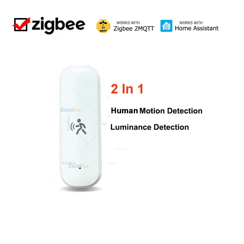 ZigBee Human Motion Sensor Radar Mmwave Temperature and Humidity Sensor Security Burglar Works With Home Assistant Zigbee2MQTT