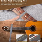 1PC Guitar Fret File For Grinding Crowning File Luthier Tool Double-Sided Fret Leveling Tool Guitar Tools Guitar