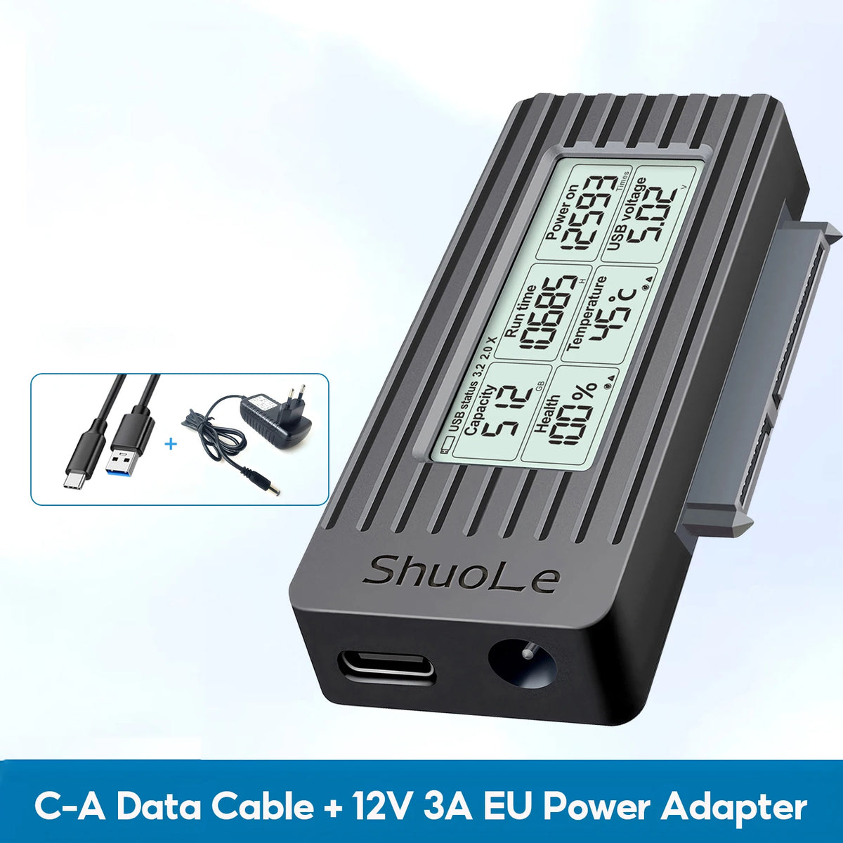 USB to SATA Adapter Converter Cable USB 3.2 3.0 to SATA Converter for 2.5 Inch SSD HDD Hard Drive External adaptador Accessories