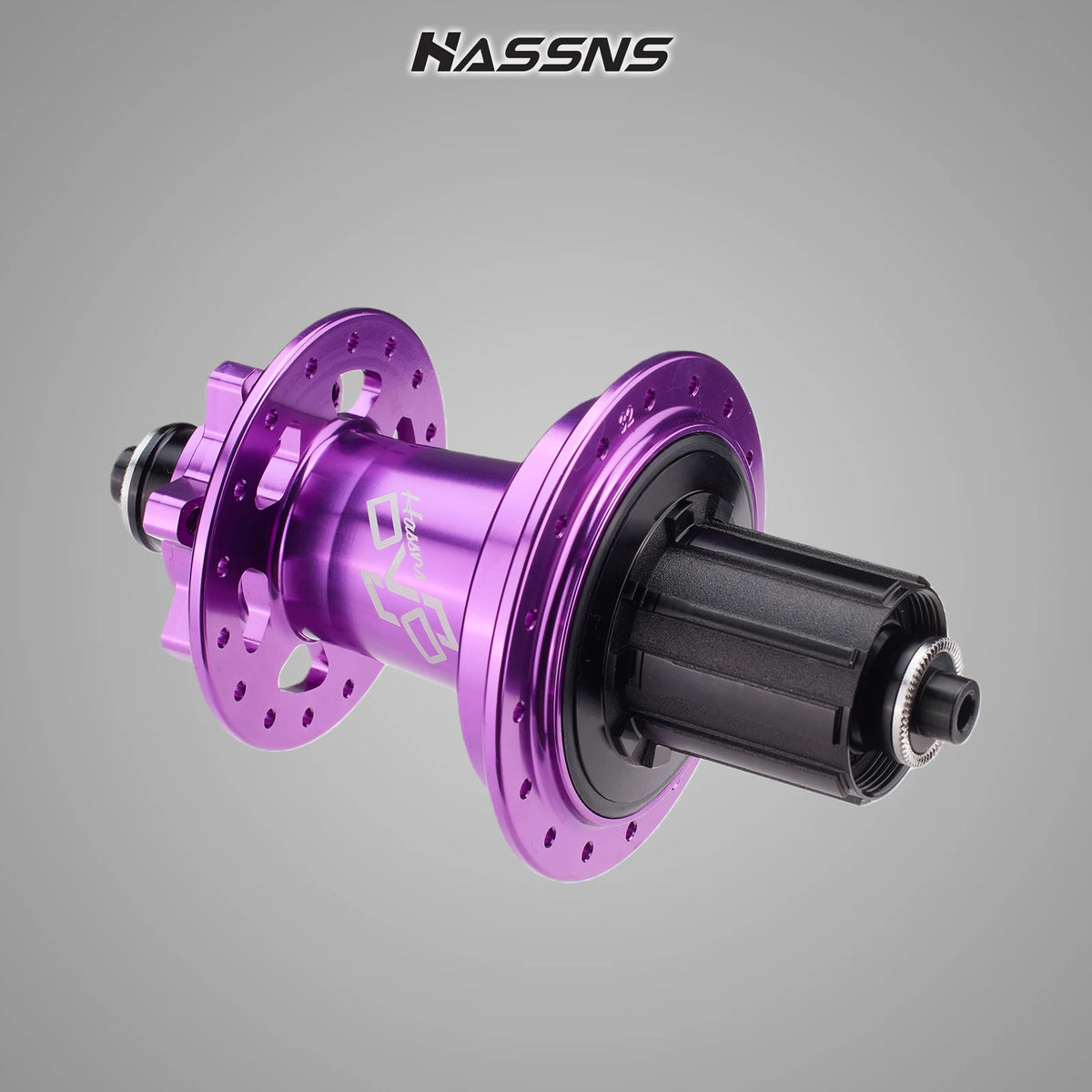 HASSNS DVO9 Hub 360 Sound Mtb Cube 32 Holes Bearing Hub Rear Bicycle Bushings Mountain Bike 9 Paws Noisy Cube 8-12 Speed Cycling