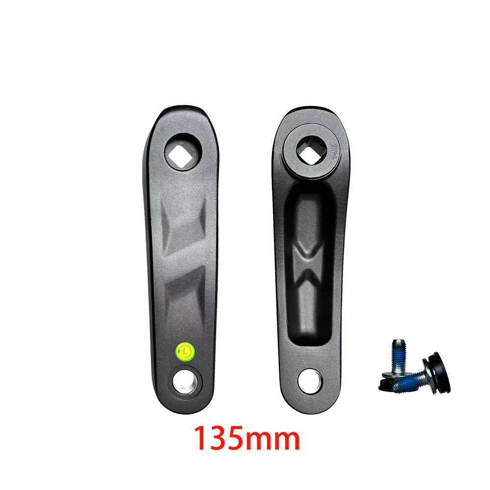 E-Bike Crank Arm Set Alloy Square Taper Hole Exercise Bike Dynamic Crankset 114/127/135/140/152/160/165/170/175 Bicycle Parts