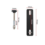 Mounting Pins Kit For Traction Boards Safety Traction Board Mount Fit For All Recovery Tracks with 4.72"-6.69" Hole Spacing
