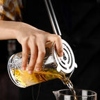 JUSTINLAU Cocktail Mixing Glass Stirring Cup, Whiskey Cocktail Bar Tool - Style Options