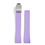 Original Stripess CTS FKM Rubber Watch Strap 20mm For D-elug FKM CTS Watchband Quick Release Silver Butterfly Buckle Cut To Size