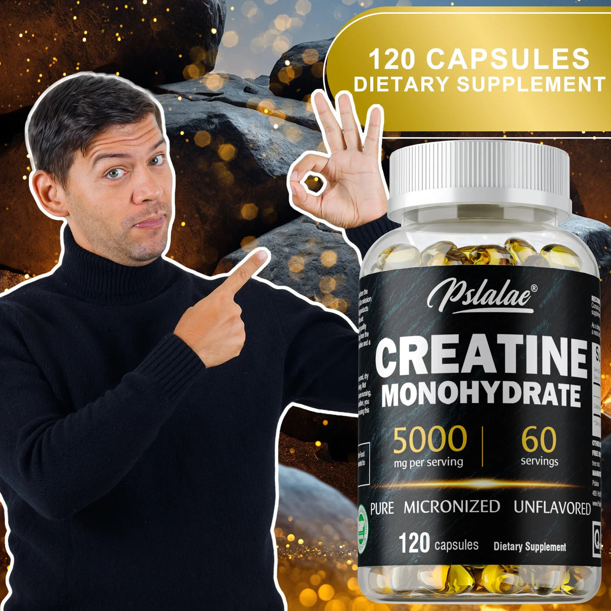 Creatine Monohydrate - Improves Performance, Muscle Growth and Recovery