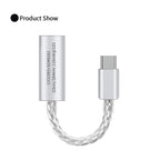 JCALLY JM7MAX Type-C Portable DAC & AMP Visual HiFi USB To 3.5mm Digital Earphone Adapter for Android/Apple Gaming Phone Calls