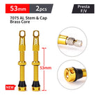 MANA 1Pair Bicycle Presta Valve 40/53/63/78/100mm 7075 Aluminum Alloy For Tubeless Road/MTB/Gravel Bike-ELITEWHEELS Valve