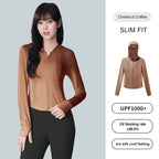 GOLDEN CAMEL Cape Sun Protection Clothing Anti-ultraviolet Breathable Ice Silk Quick-drying Skin Tights Sun Protection Jacket