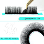 VAVALASH Cashmere Volume Eyelash Extension Tray C Curl 0.03mm/0.05mm Length Options