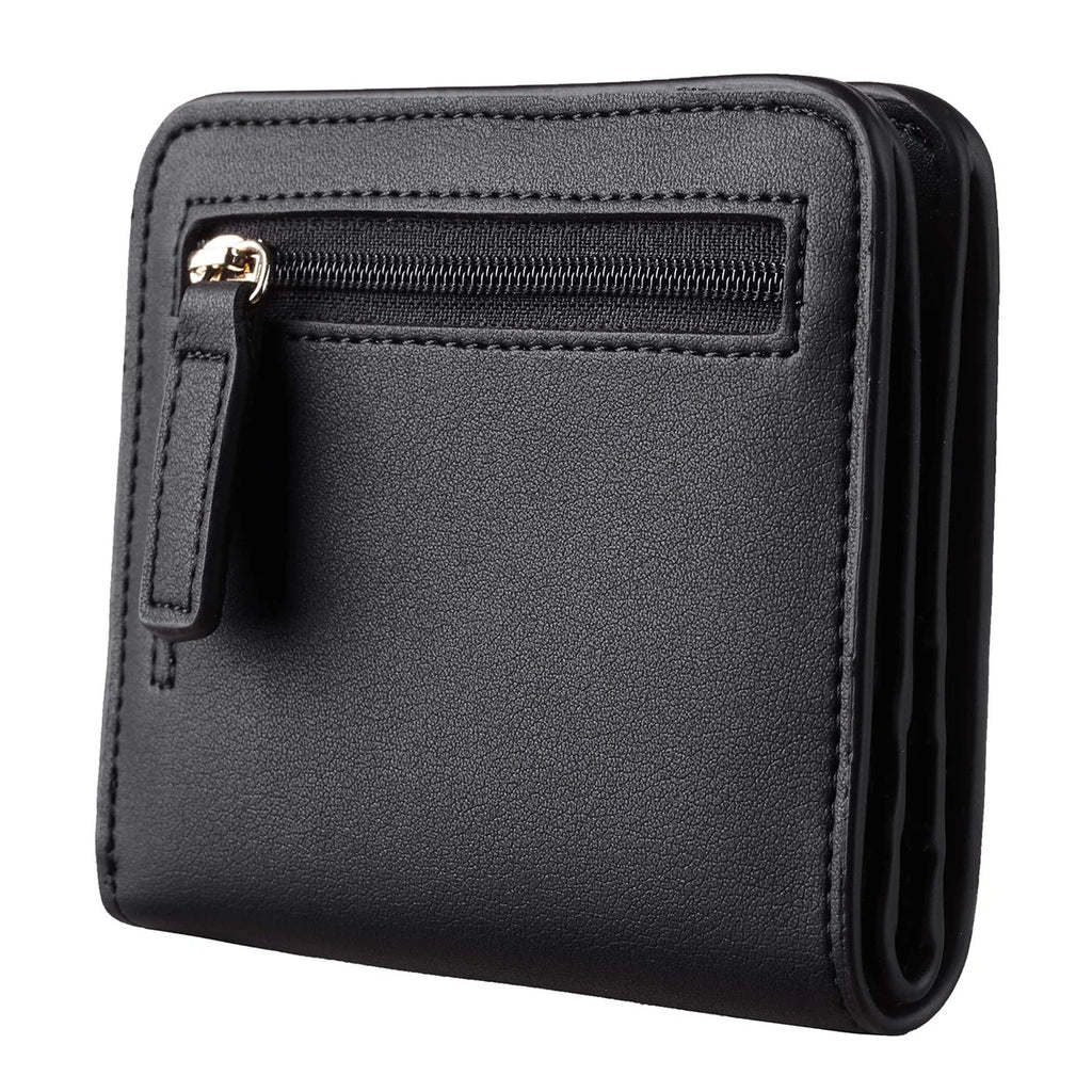 Wallet for Women RFID Blocking Small Compact Bifold Leather Pocket Wallet Ladies Mini Purse with ID Window
