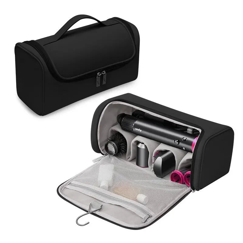 Hideable Hanging Hook Hair Dryer Case Portable Non-slip Hair Tools Pouch Water proof Large Capacity Curling Iron Storage Bag